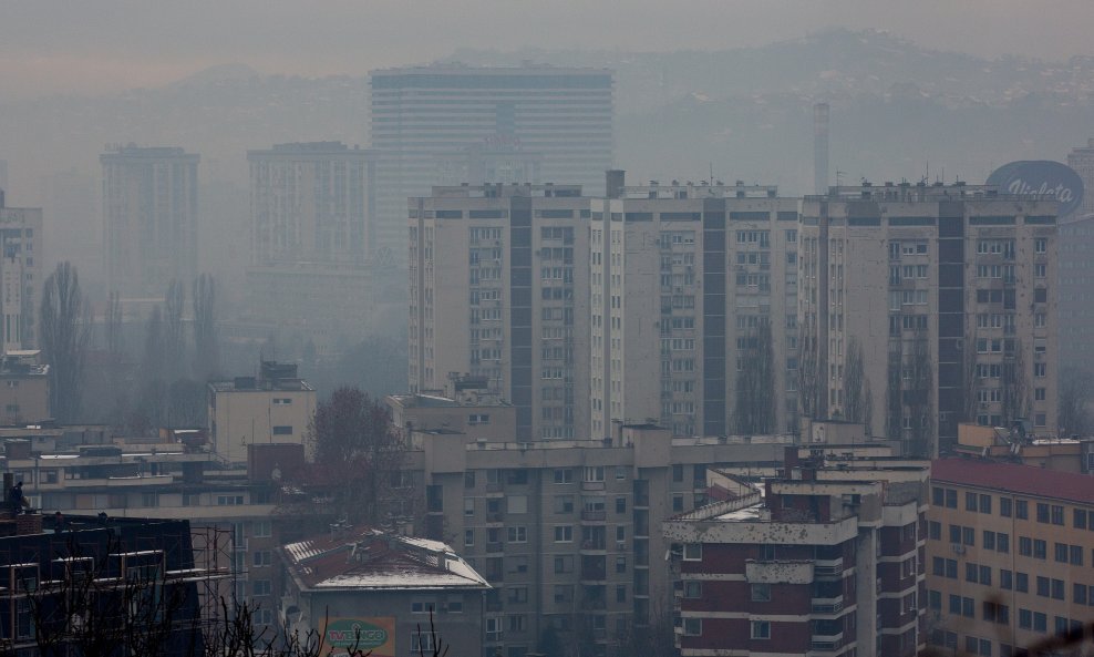 Zagađen zrak u Sarajevu