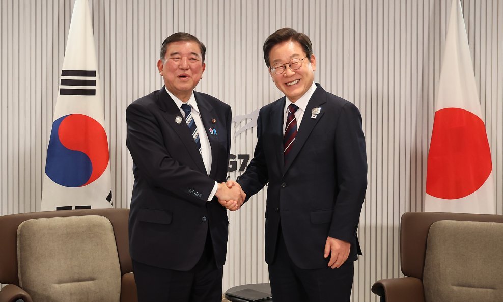 Shigeru Ishiba, japanski premijer i Lee Jae Myung, južnokorejski predsjednik
