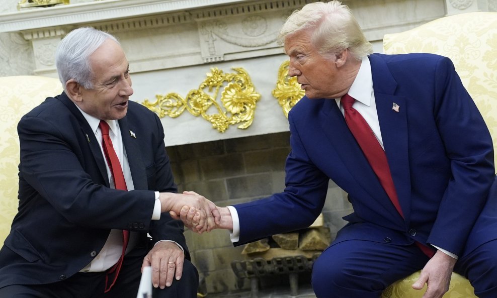 Donald Trump i Benjamin Netanyahu u Bijeloj kući