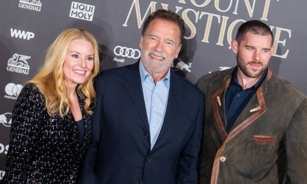 Arnold Schwarzenegger sa sinom Christopherom