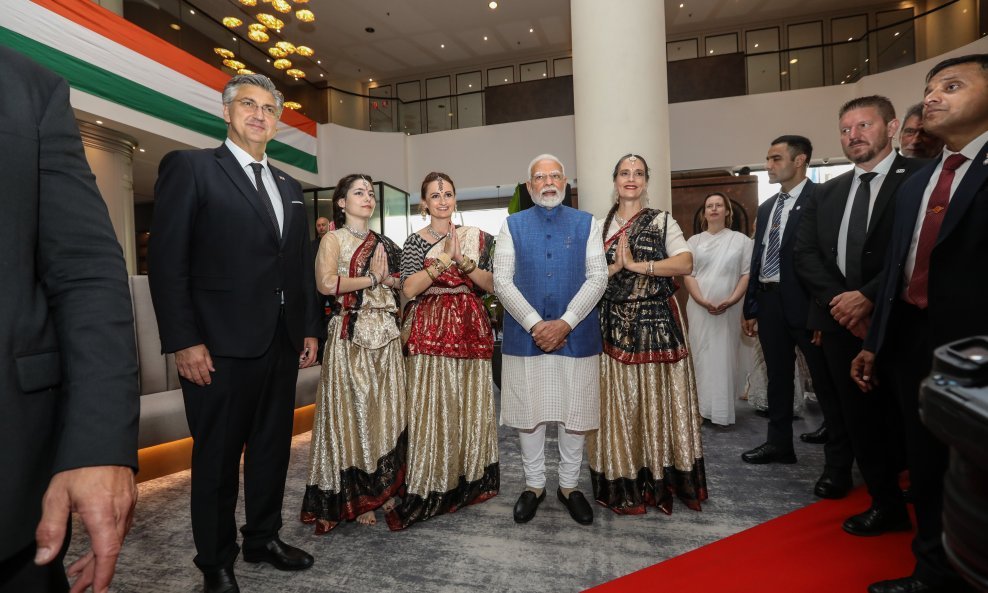 Indijski premijer Narendra Modi u Hrvatskoj