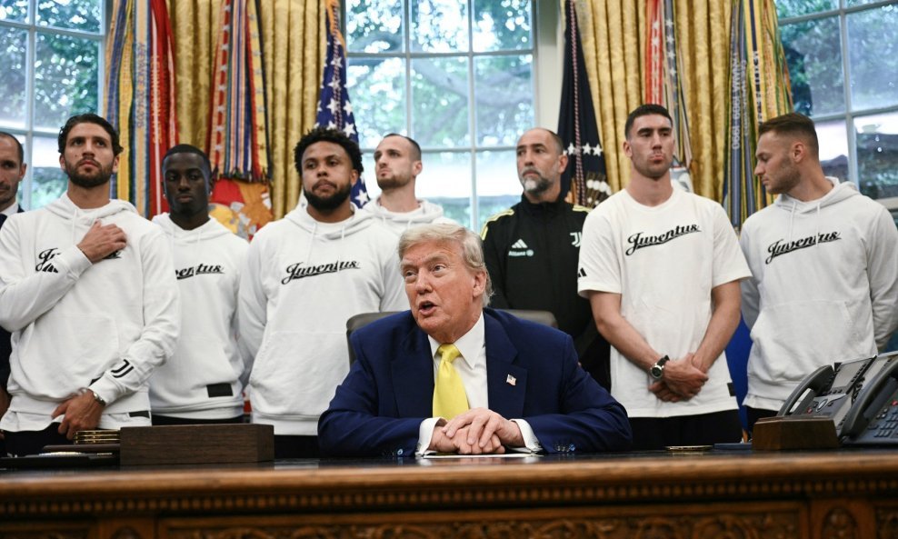 Donald Trump i delegacija Juventusa