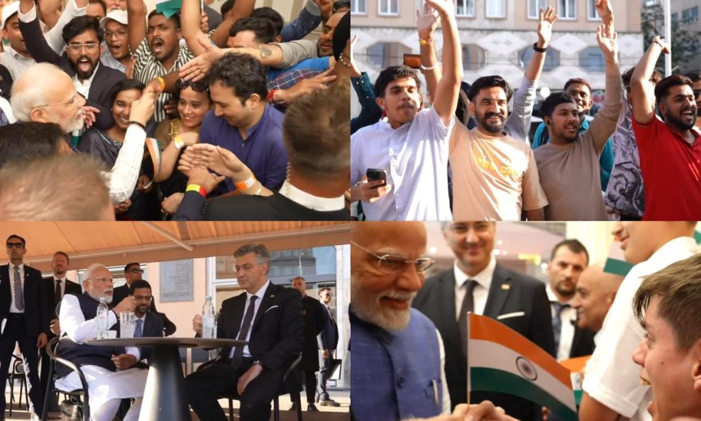 Indijski premijer Narendra Modi u Zagrebu