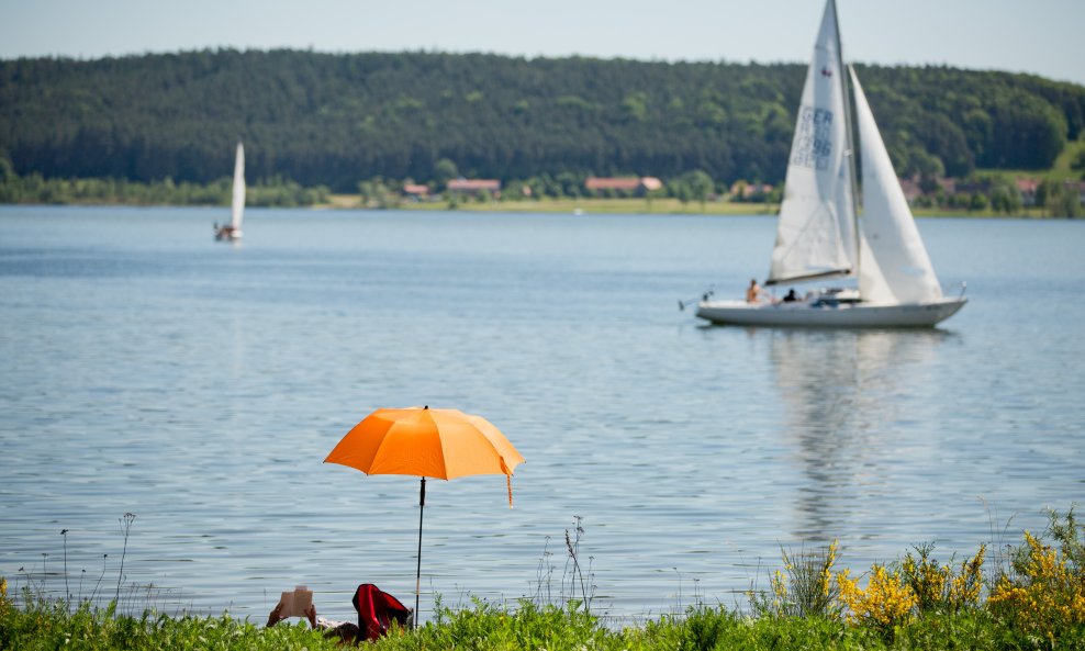 Jezero Brombach - Ilustracija