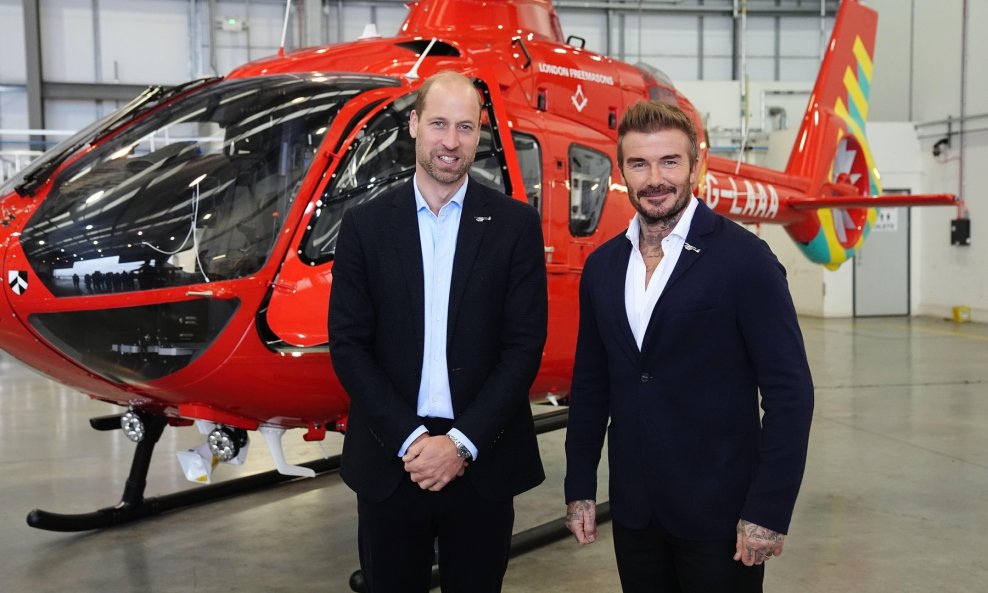 Princ William i David Beckham