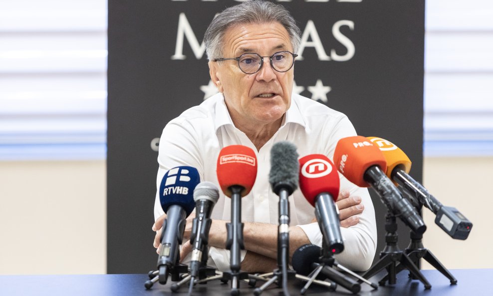 Zdravko Mamić na presici u Mostaru