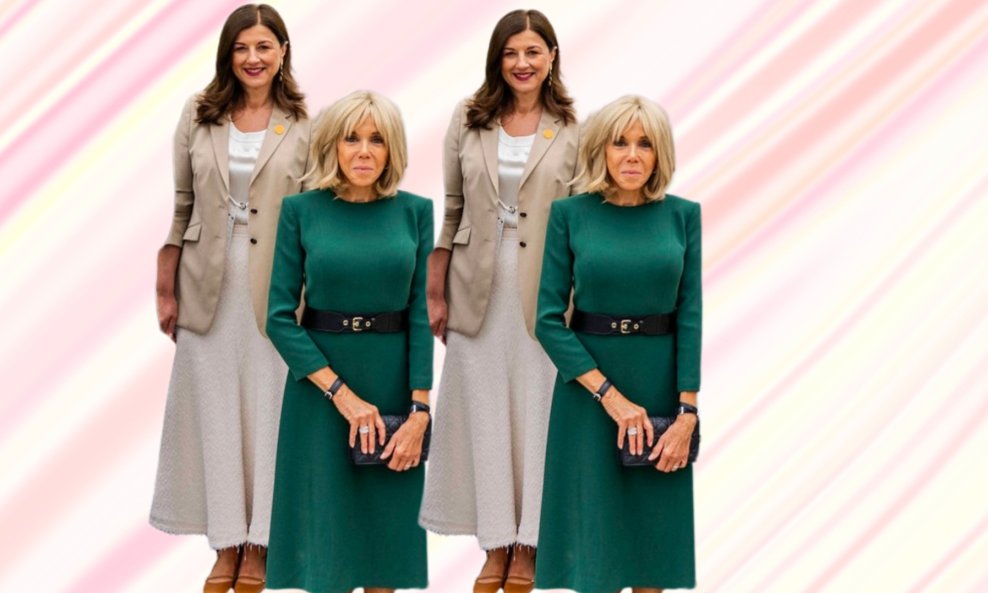 Sanja Musić Milanović i Brigitte Macron