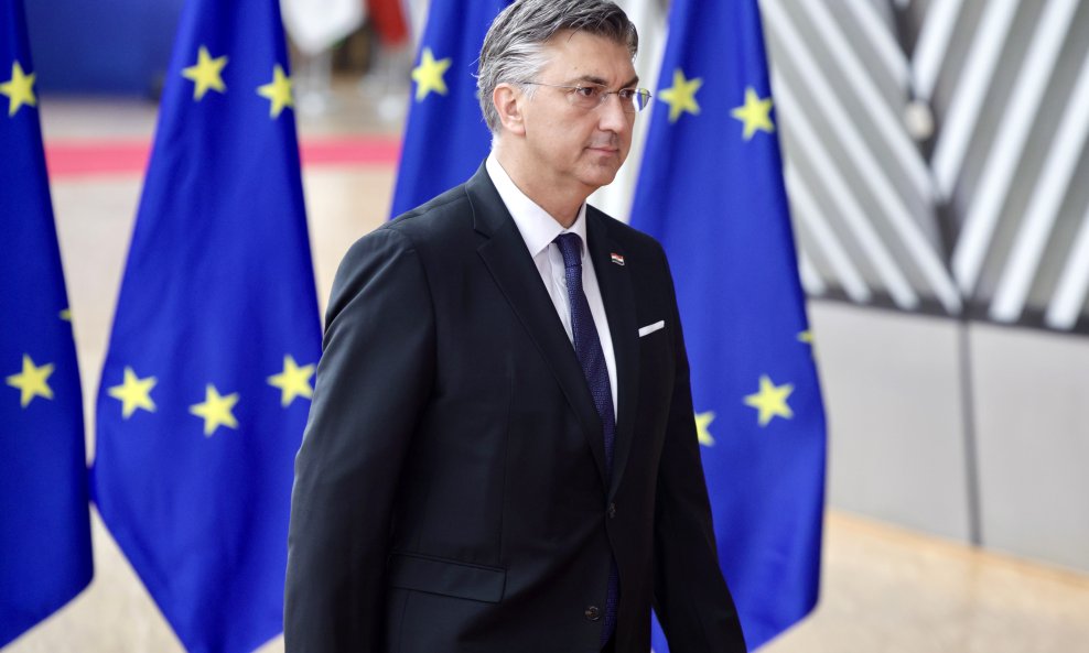 Andrej Plenković u Bruxellesu