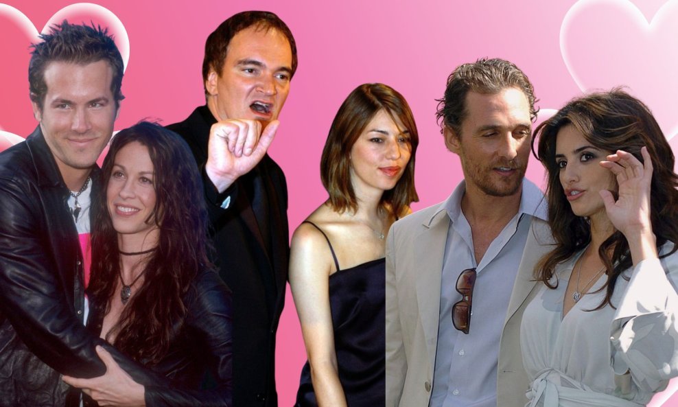 Alanis Morissette i Ryan Reynolds, Quentin Tarantino i Sofía Coppola, Penelope Cruz i MatthewMcConaughey