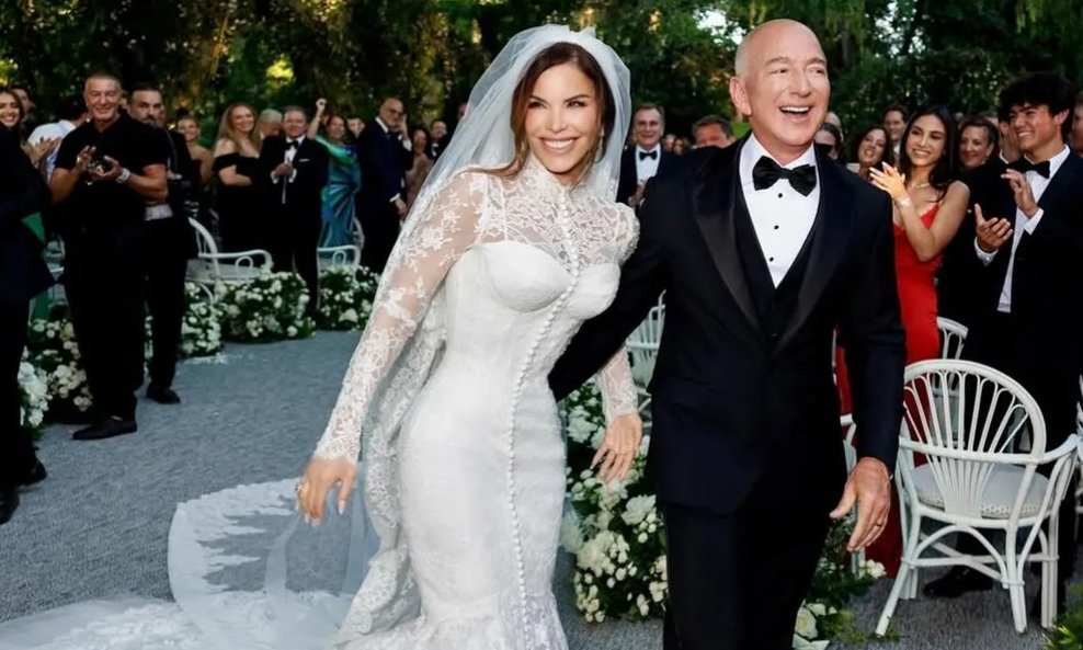 Lauren Sanchez i Jeff Bezos