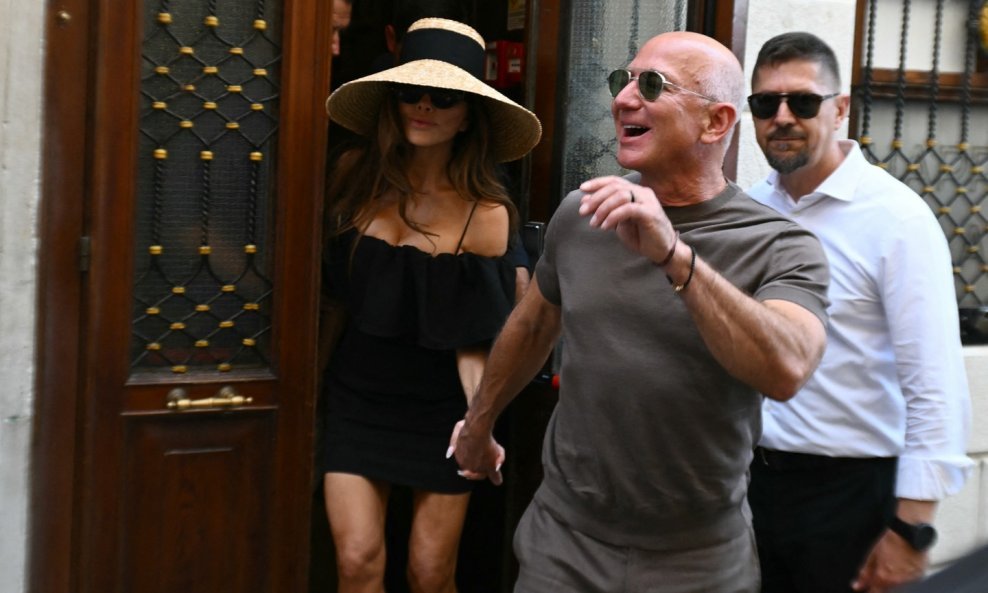 Lauren Sanchez i Jeff Bezos