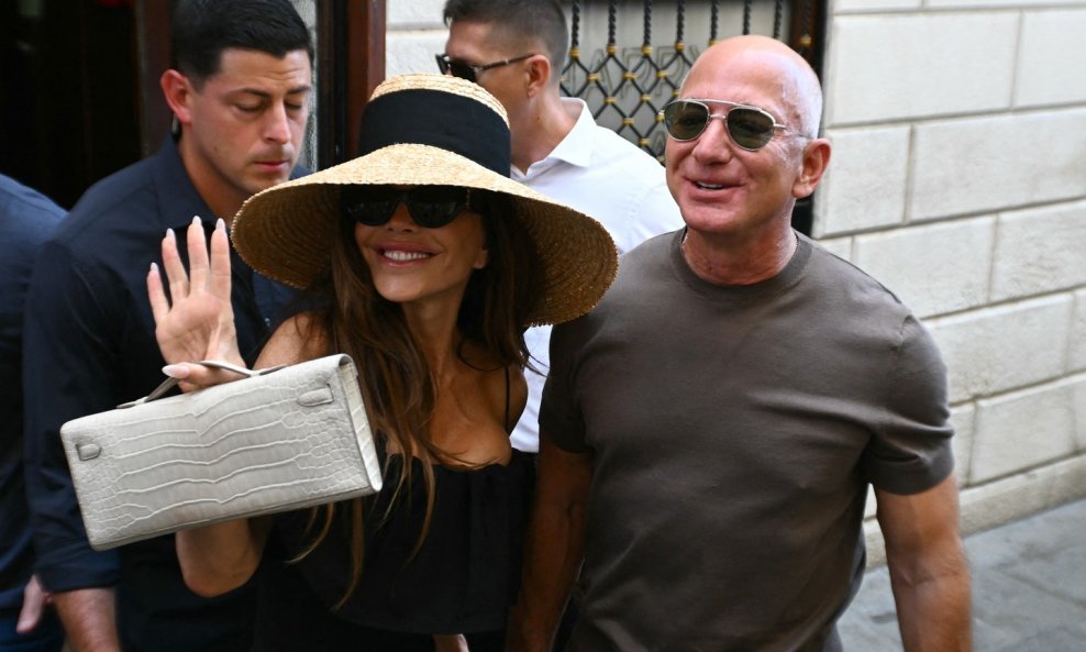 Lauren Sanchez i Jeff Bezos
