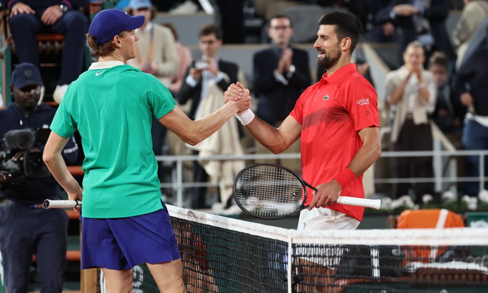 Jannik Sinner i Novak Đoković