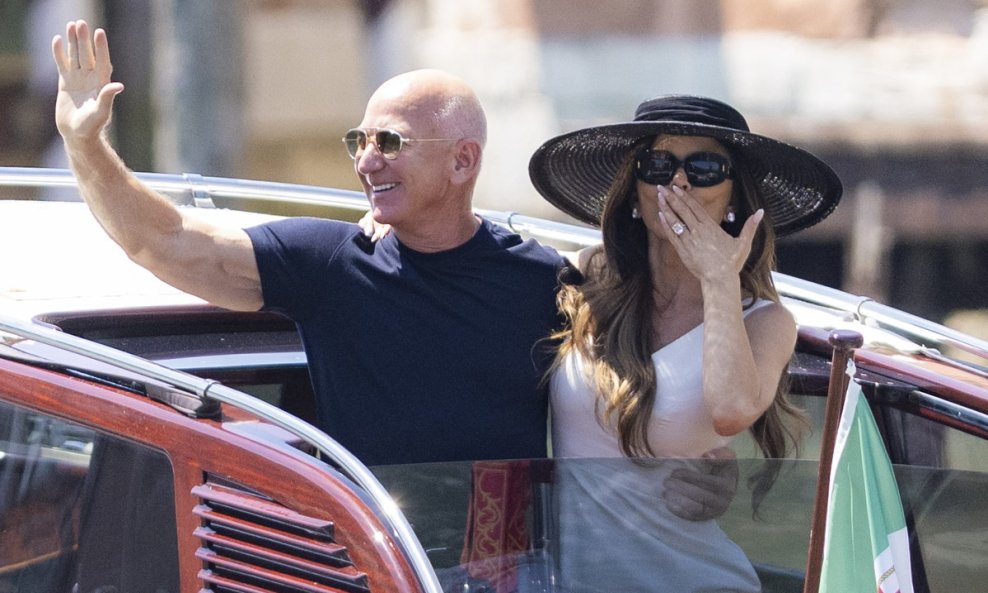 Lauren Sanchez i Jeff Bezos