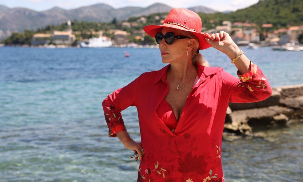Brena ne miruje: Upravo je na Lopudu snimila svoj novi filmski projekt