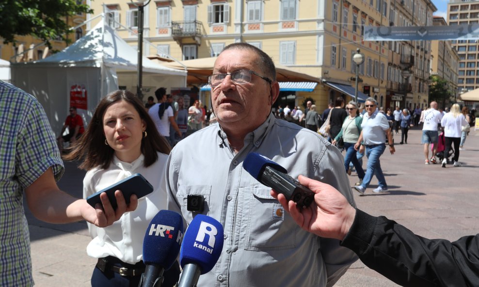Konferencija predstavnika Nezavisnog sindikata radnika Hrvatske prošlog travnja