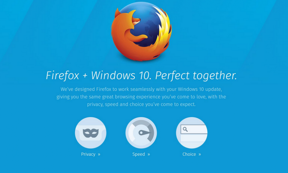 Windows 10 i Firefox
