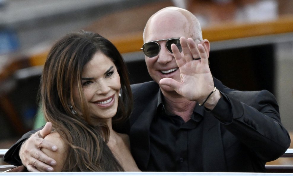 Lauren Sanchez i Jeff Bezos