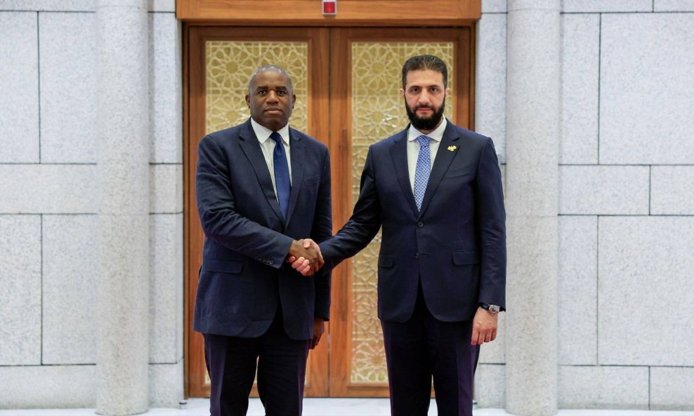 Ahmed al-Sharaa i David Lammy
