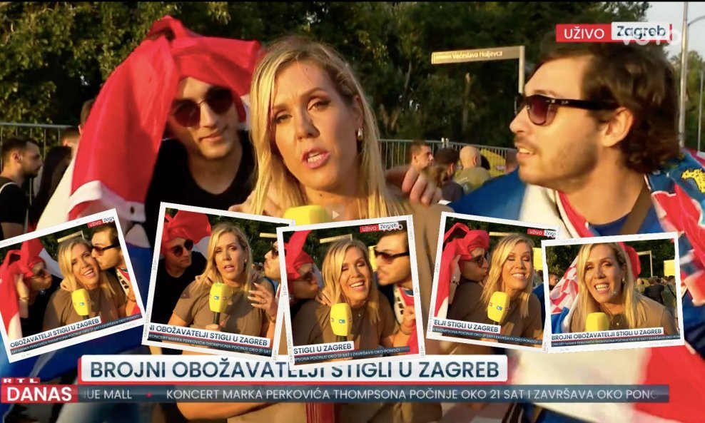 Maja Oštro Flis u javljanju uživo sa zagrebačkog Hipodroma