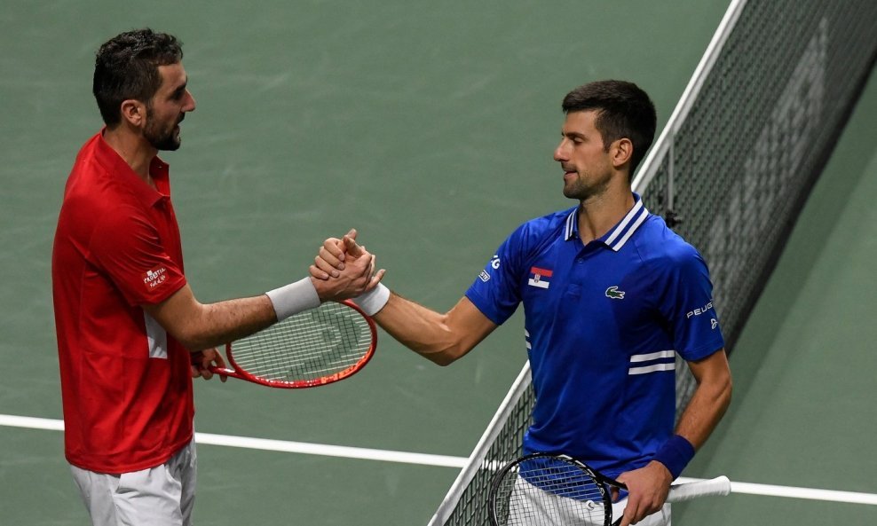 Marin Čilić i Novak Đoković
