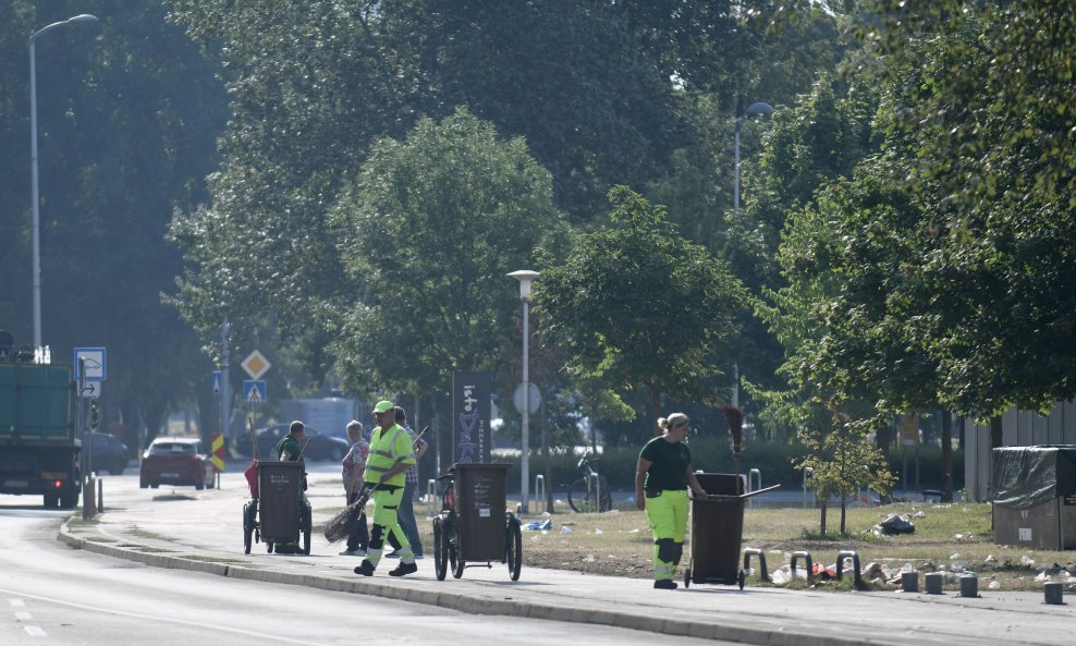 Bundek u jutro nakon Thompsonova koncerta