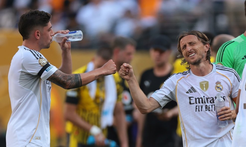 Luka Modrić i Federico Valverde