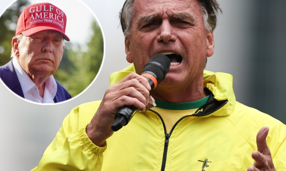Jair Bolsonaro i Donald Trump (u krugu)