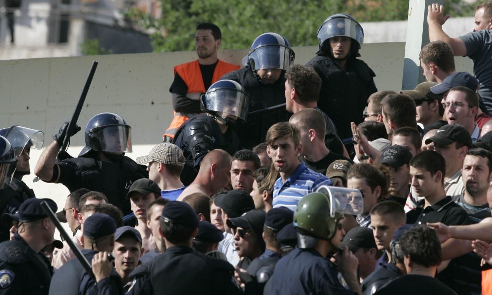 BBB, neredi u Šibeniku Šibenik_Dinamo