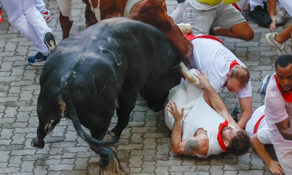 Pamplona, Španjolska, utrka s bikovima