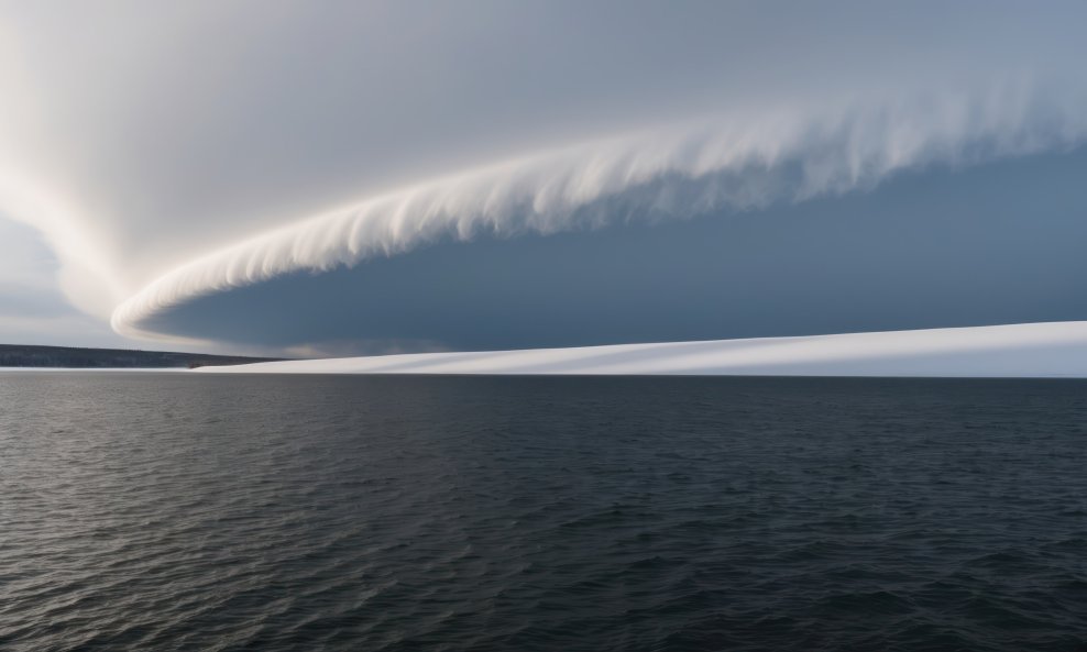 Ilustracija shelf oblaka