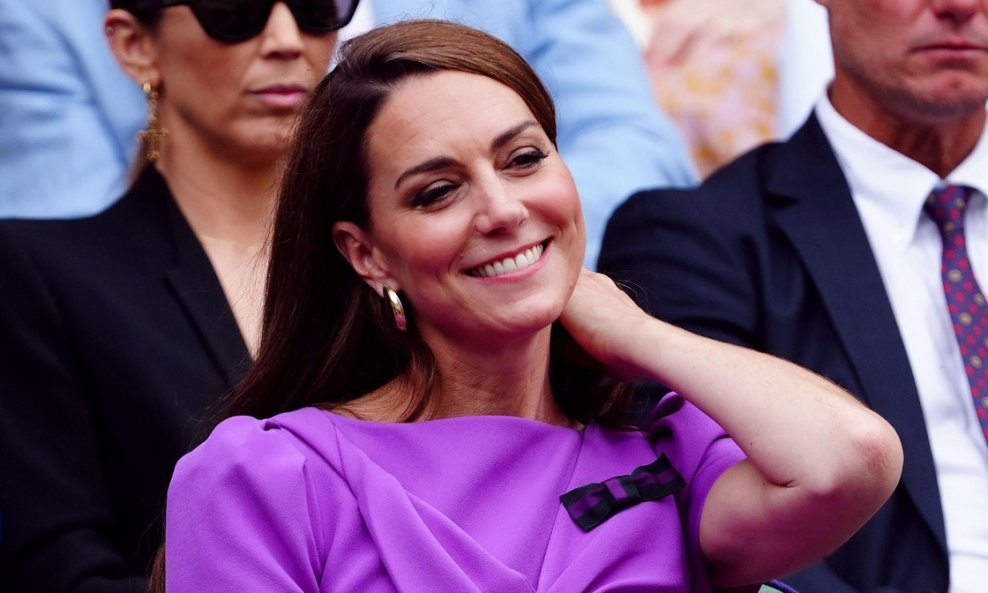 Kate Middleton na Wimbledonu, 2024.