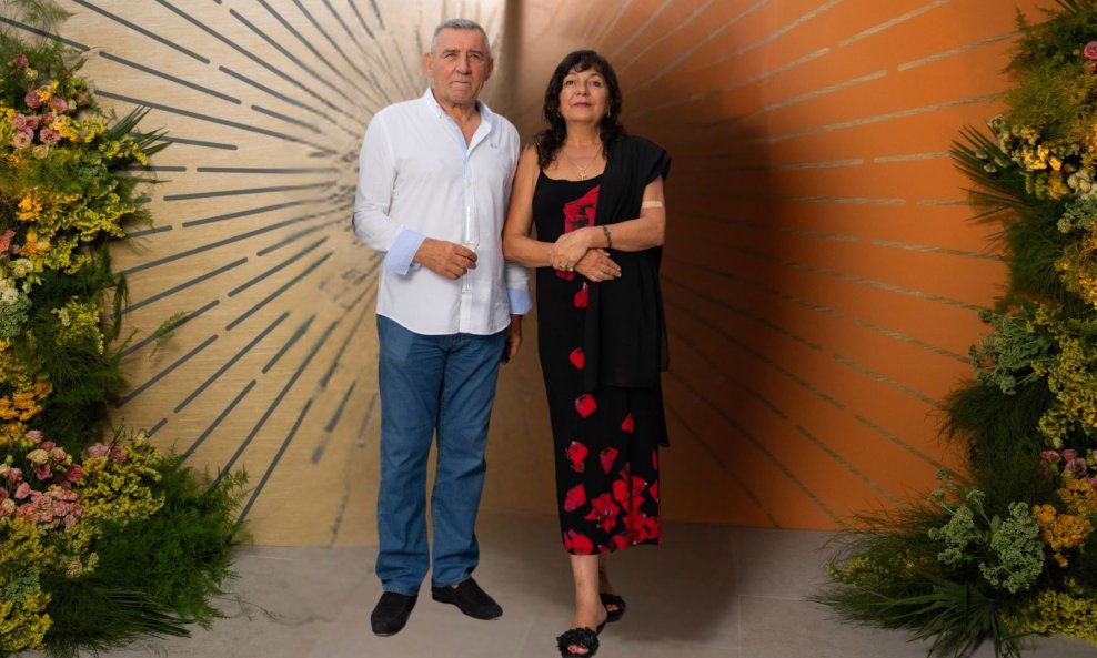 Ante Gotovina sa suprugom Dunjom Zloić Gotovina