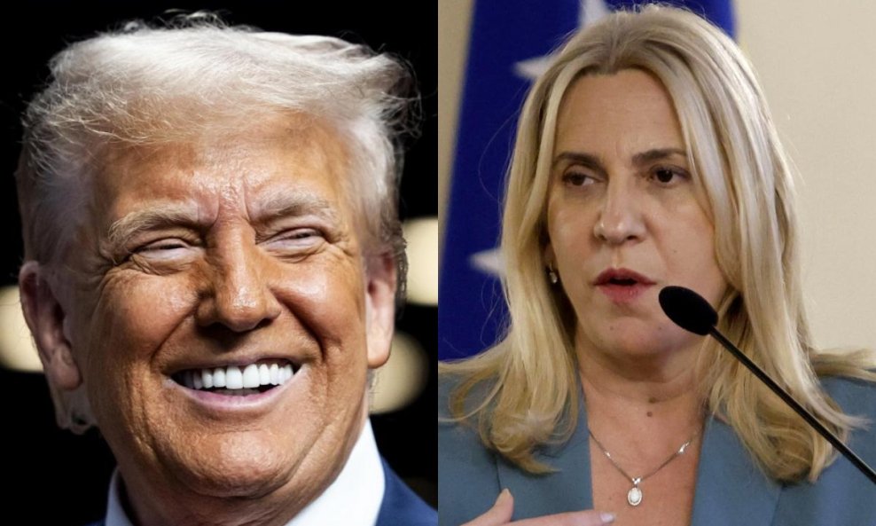 Donald Trump i Željka Cvijanović