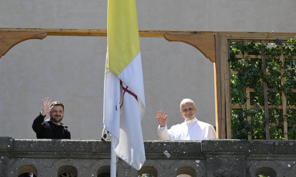 Volodimir Zelenski i papa Lav XIV.