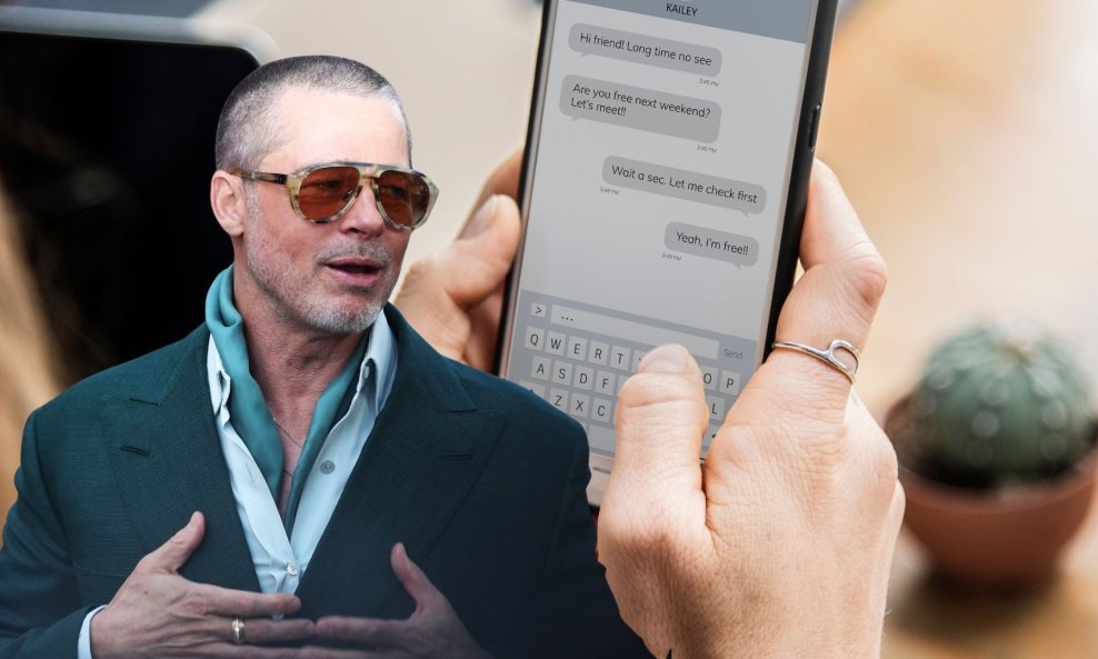 Brad Pitt želi poruke Angeline Jolie
