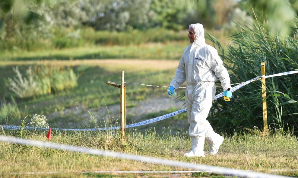 Policijski očevid kod Male Subotice