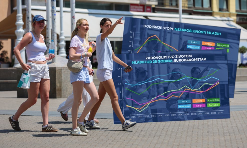 U Hrvatskoj, ali i zemljama južne Europe, mladi su generalno zadovoljniji životom od starijih