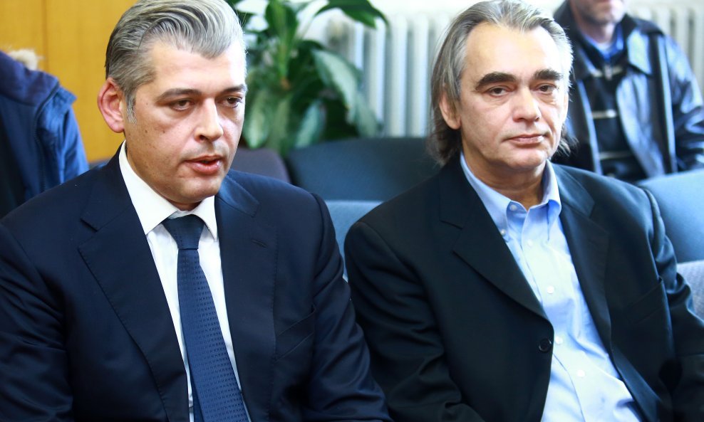 Josip Protega i Ivan Sladonja na suđenju