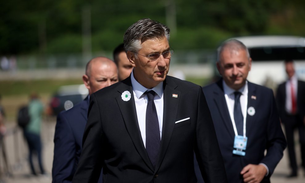 Andrej Plenković u Srebrenici