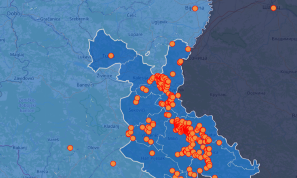 Geografija genocida - Interkativna karta ICMP-a