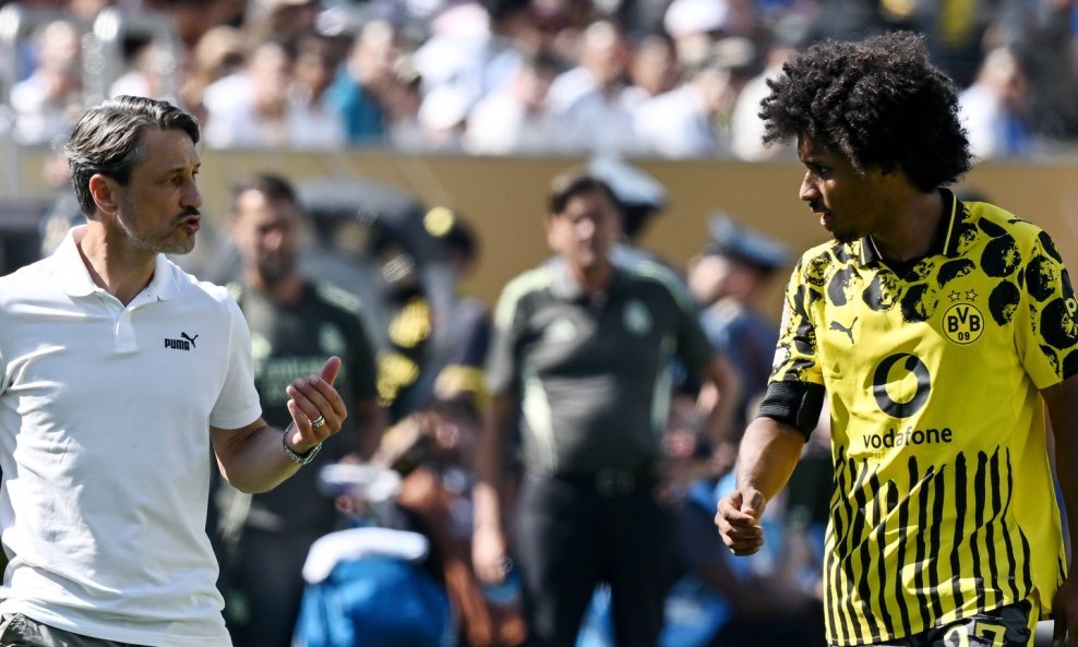 Niko Kovač i Karim Adeyemi Borussia Dortmund