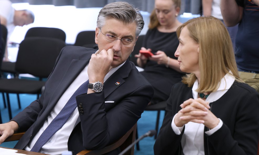 Andrej Plenković i Nataša Mikuš Žigman