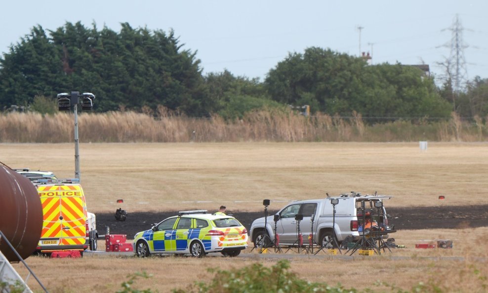 Lokacija nesreće na aerodromu Southend