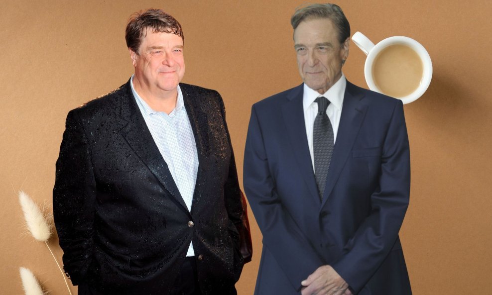 John Goodman 2008. (lijevo) i 2025. godine