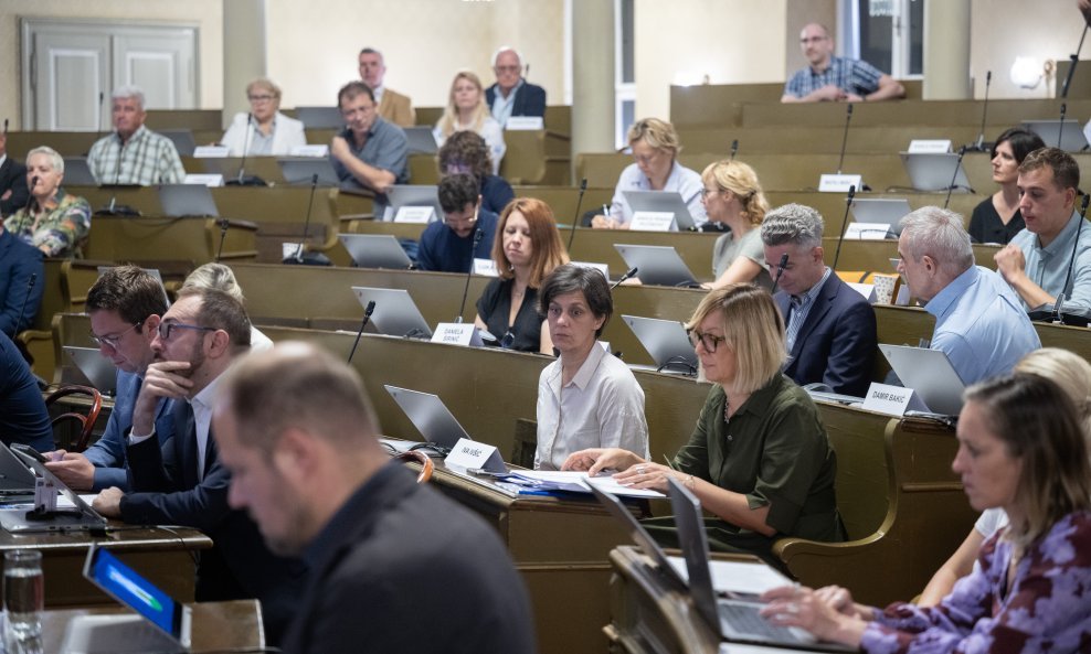 Sjednica zagrebačke Gradske skupštine