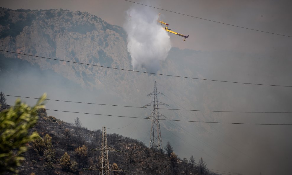 Požar kod Kaštel Sućurca