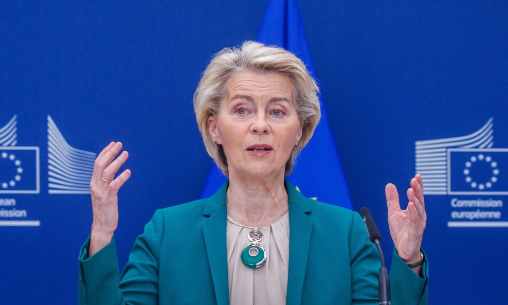 Čelnica Europske komisije Ursula von der Leyen