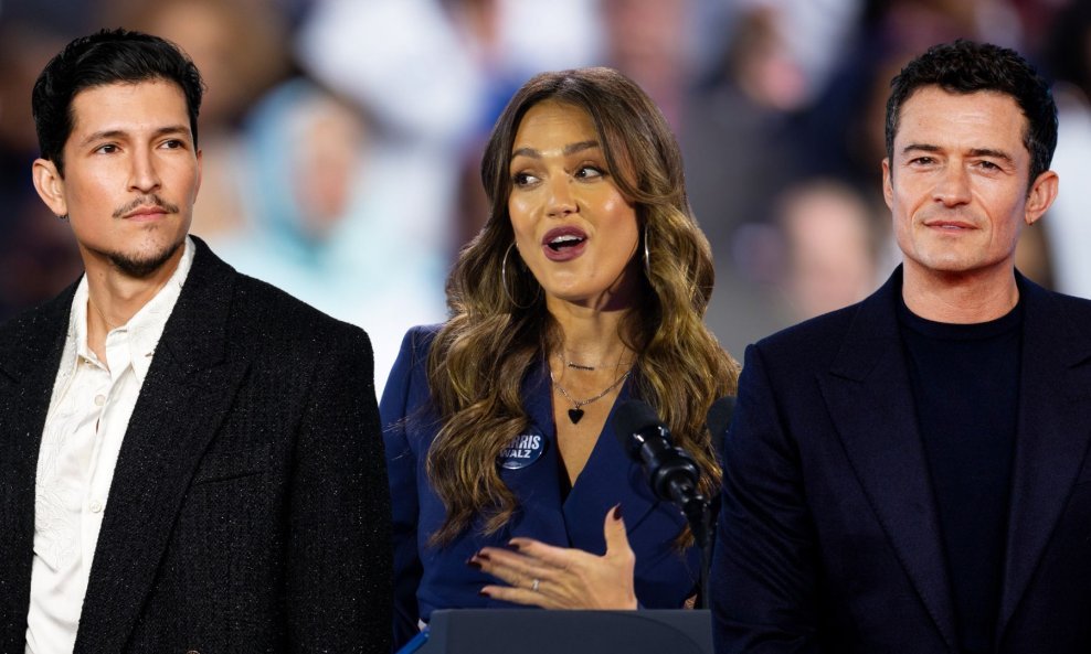 Danny Ramirez, Jessica Alba, Orlando Bloom