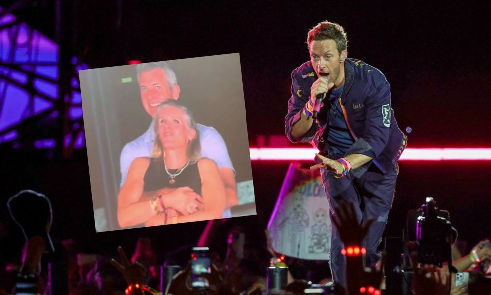 Preljubnici Andy Byron i Kristin Cabot uhvaćeni na koncertu grupe Coldplay